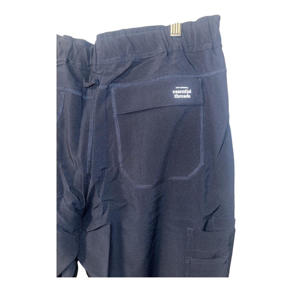 Essential Threads Mens Navy Webly Scrub Pants, XL - Picture 7 of 8